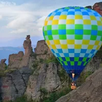 Hot Air Balloon Bungee-Jump Experience over the Legendary Belogradchik Rocks