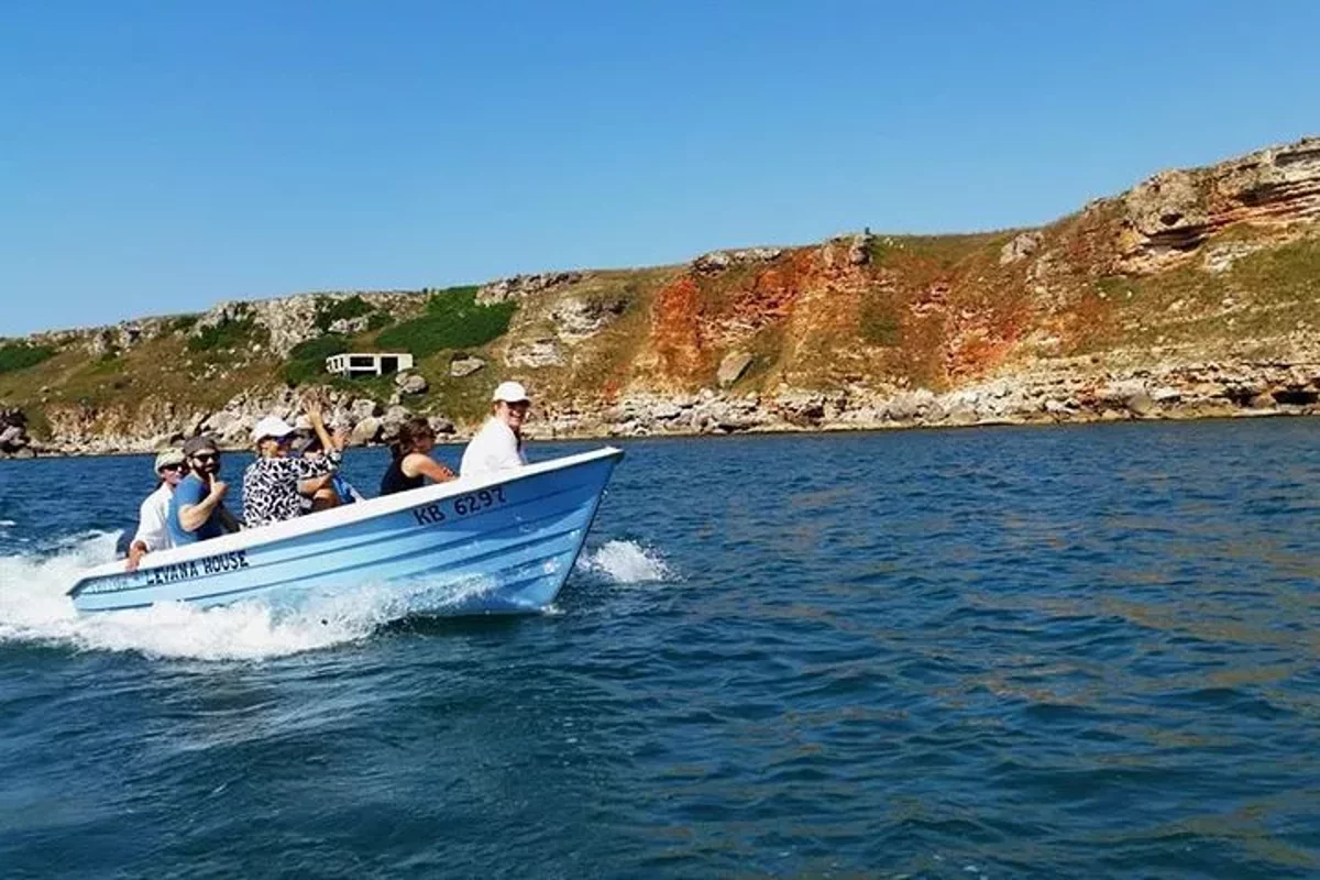 Excursion en bateau le long du Cap Kaliakra avec la pittoresque plage de Bolata