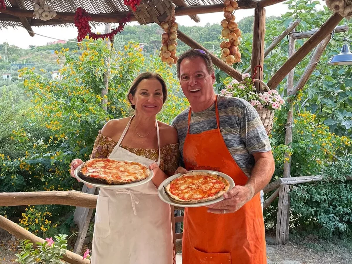 Sorrento : Cours de pizza avec vin, Limoncello et transfert inclus