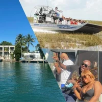 Miami: Everglades Airboat Tour with optional Miami City Tour & 75 min Cruise