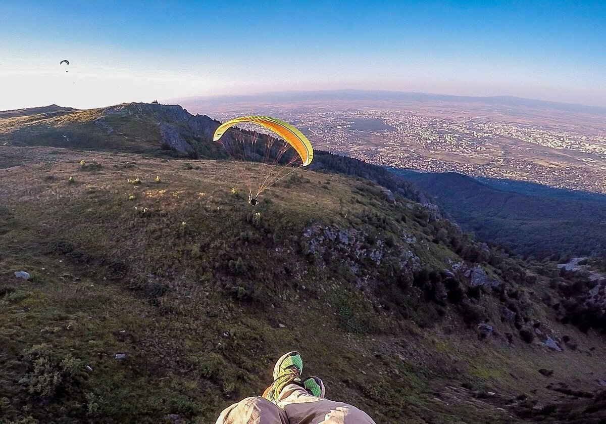 טיול הליכה ותעופה בהר Vitosha