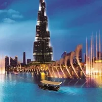 Private Dubai Night tour with photo stop at Burj Al Arab,Burj Khalifa & Atlantis