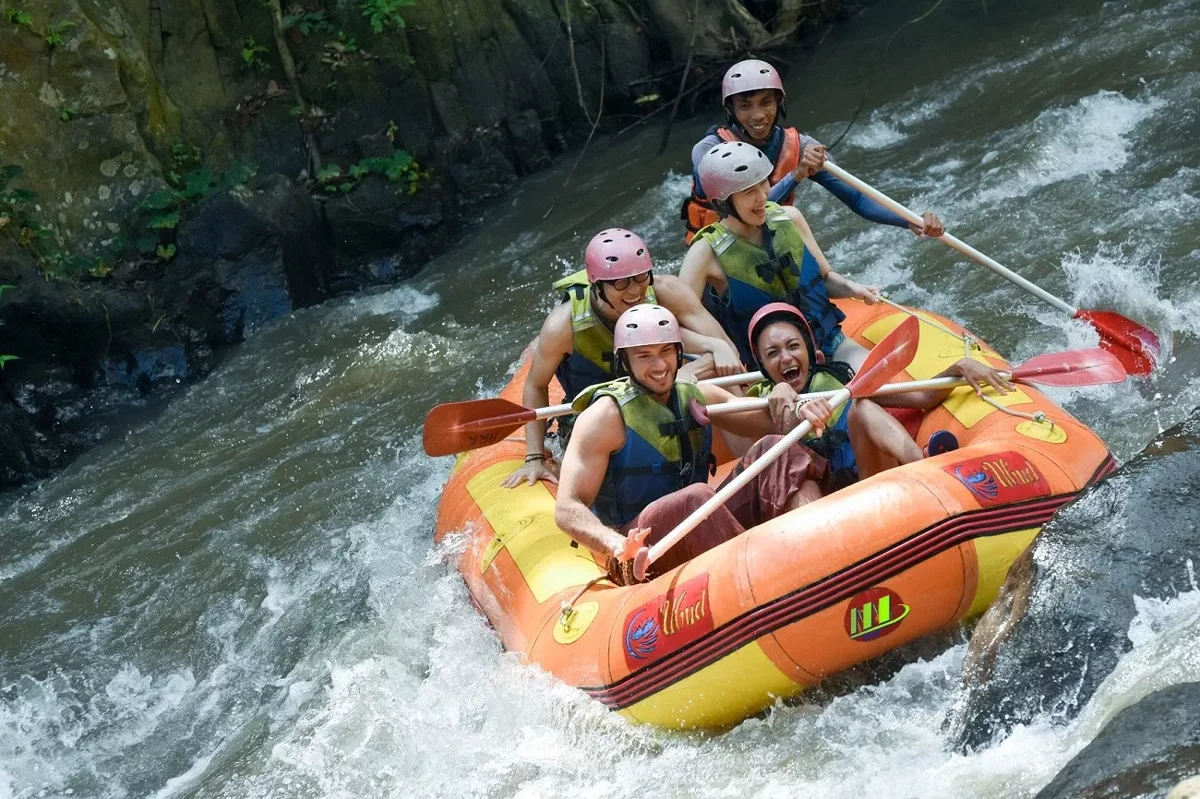 Wildwasser-Rafting und Quad-Bike-ATV-Fahrt in Ubud