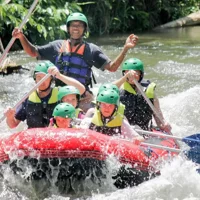 White Water Rafting with 2 hours Bali Massage and Spa