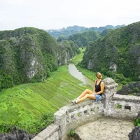 Ganztägige Privattour nach Hoa Lu Tam Coc Mua Cave ab Hanoi