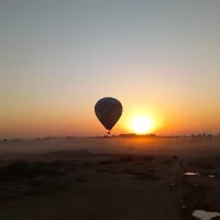 Hot Air Balloon Adventure in Luxor, Sunrise Flight over Ancient Thebes.
